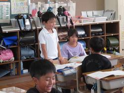 2年生道徳の授業