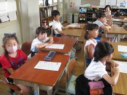 地区児童会の様子