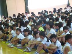 1学期終業式の様子