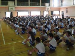 1学期終業式の様子