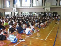 1学期終業式の様子