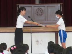 1学期終業式の様子
