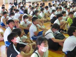 1学期終業式の様子
