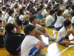 1学期終業式の様子