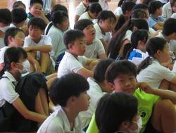 1学期終業式の様子