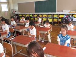 1年生学級活動の様子