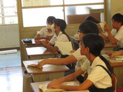 6年生学級活動の様子