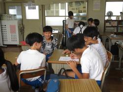 6年生学級活動の様子