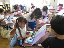 1年生音楽の授業