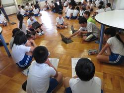 5・6年生自主学習発表会