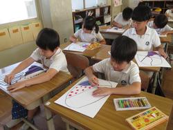 2年生図工の授業