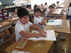 2年生図工の授業