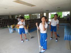 掃除の様子