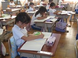 1年生国語の授業