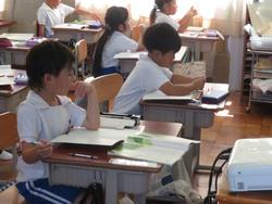 1年生国語の授業
