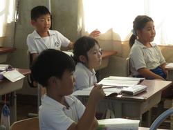 1年生国語の授業