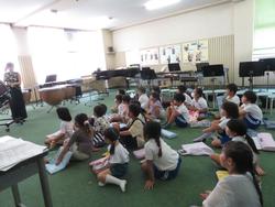 1年生音楽の授業