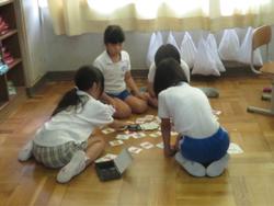 校内安全パトロールの様子