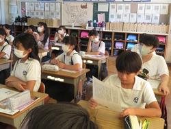 6年生道徳の授業
