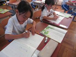 1年生国語の授業
