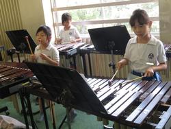 1年生音楽の授業