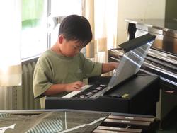 1年生音楽の授業