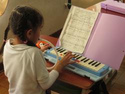 1年生音楽の授業