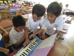 1年生音楽の授業