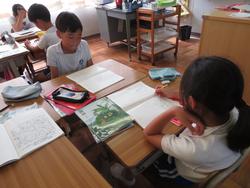 3年生国語の授業