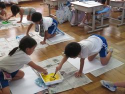 1年生図工の授業