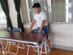 6年生会場準備
