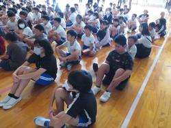三樹っ子じんけん集会の様子