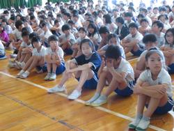 三樹っ子じんけん集会の様子