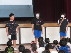 三樹っ子じんけん集会の様子