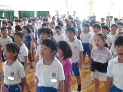 三樹っ子じんけん集会の様子