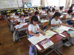 1年生国語の授業