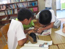 6年生修学旅行の班別行動計画づくり