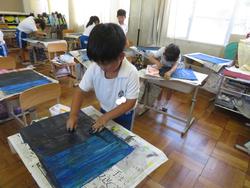 1年生図工の授業