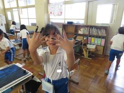 1年生図工の授業