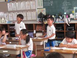 2年生国語の授業
