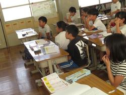 2年生国語の授業