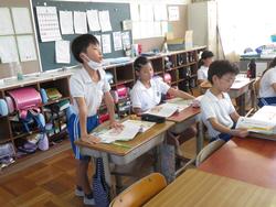 4年生道徳の授業