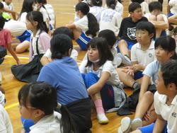 三樹っ子じんけん集会の様子