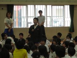 三樹っ子じんけん集会の様子