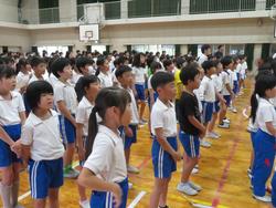 三樹っ子じんけん集会の様子