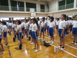 三樹っ子じんけん集会の様子