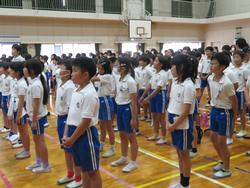 三樹っ子じんけん集会の様子
