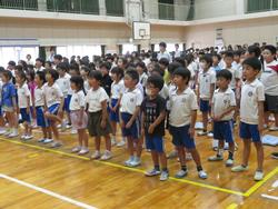 三樹っ子じんけん集会の様子
