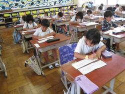 1年生図工の授業