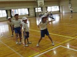 1年生体育の授業